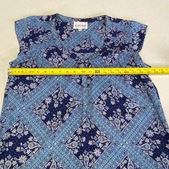 Olive & Oak red white blue top size L - Picture 3 of 6